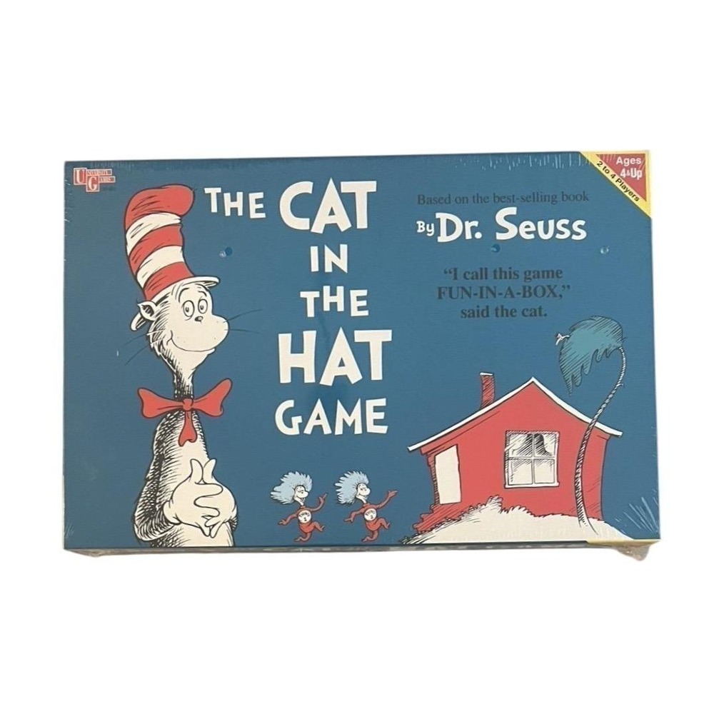 Cat in the Hat Board Game By University Game Vintage 1996 Sealed Unused Rare